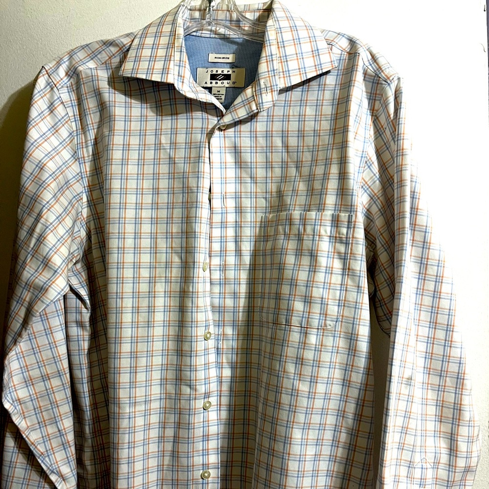 Men's Medium Joseph Abboud Plaid Shirt.